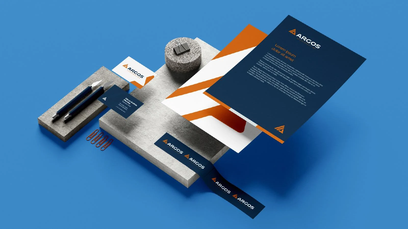 Argos — Papelaria e materiais impressos