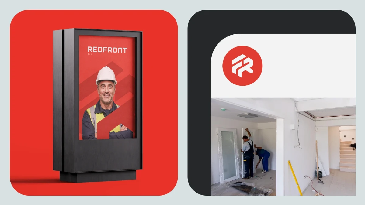 Red Front USA — Painel publicitário e aplicação digital