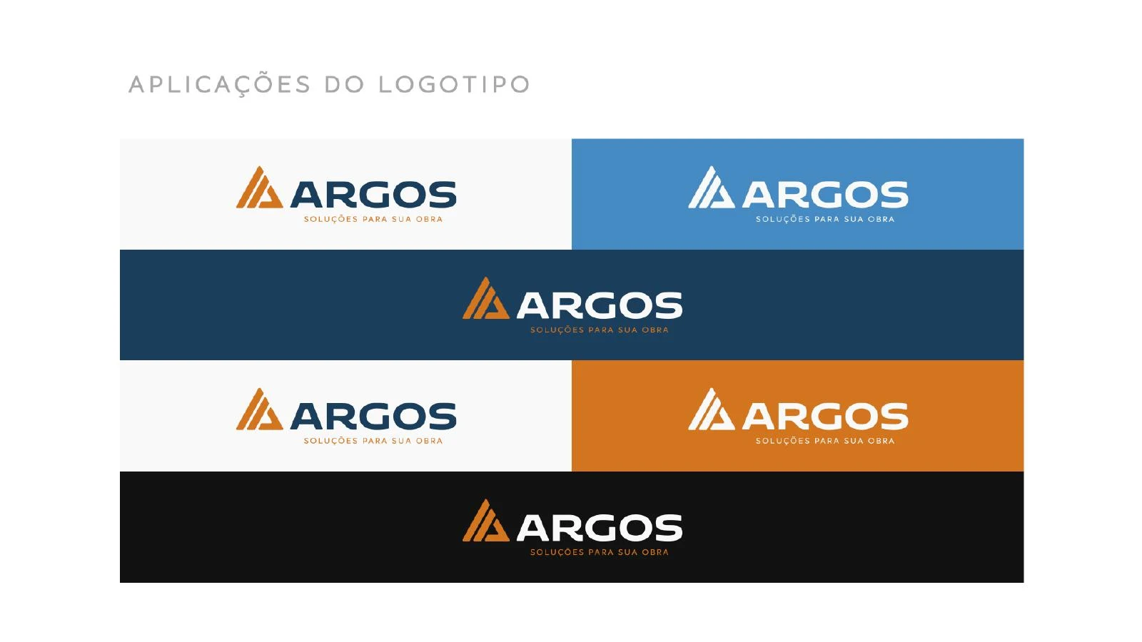 Argos — Variações do logotipo